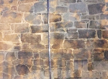 Canalones y bajantes en zinc capilla remedios Ourense