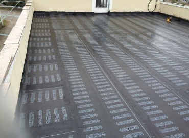 Impermeabilizacion terraza de vivienda en Souto Sanin